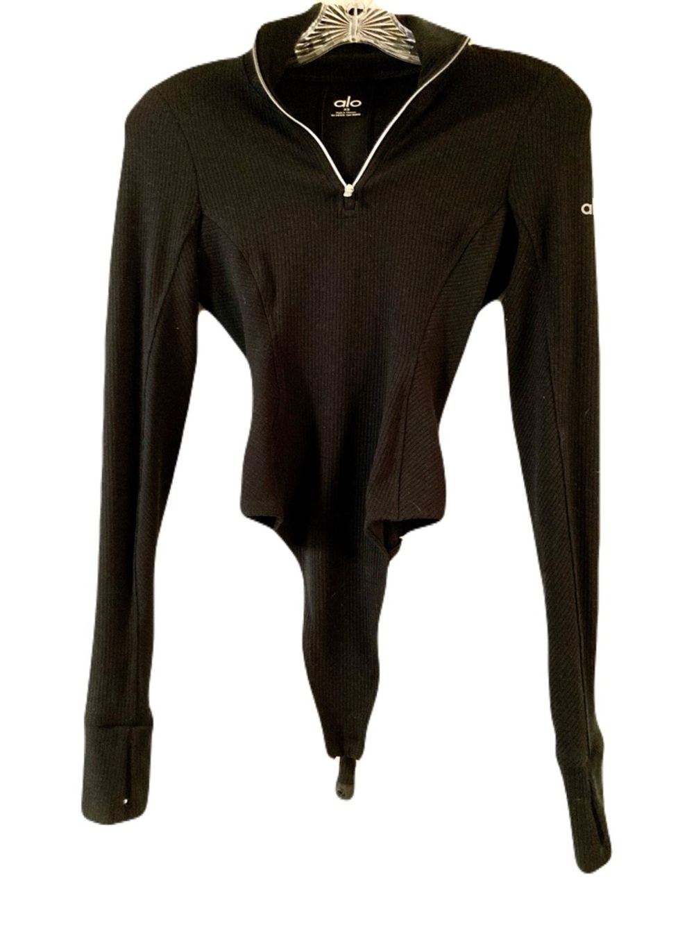 Alo Yoga Rise-Up Long Sleeve Bodysuit